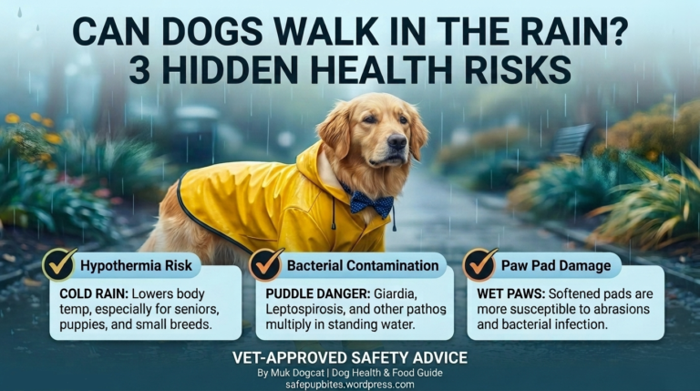 Can Dogs Walk in the Rain? A Vet-Approved Rainy Day Safety Guide & Hidden Risks