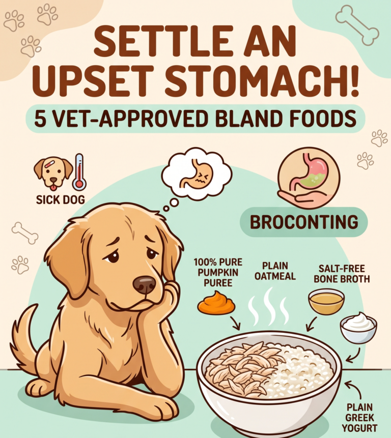 What to Feed a Dog with an Upset Stomach