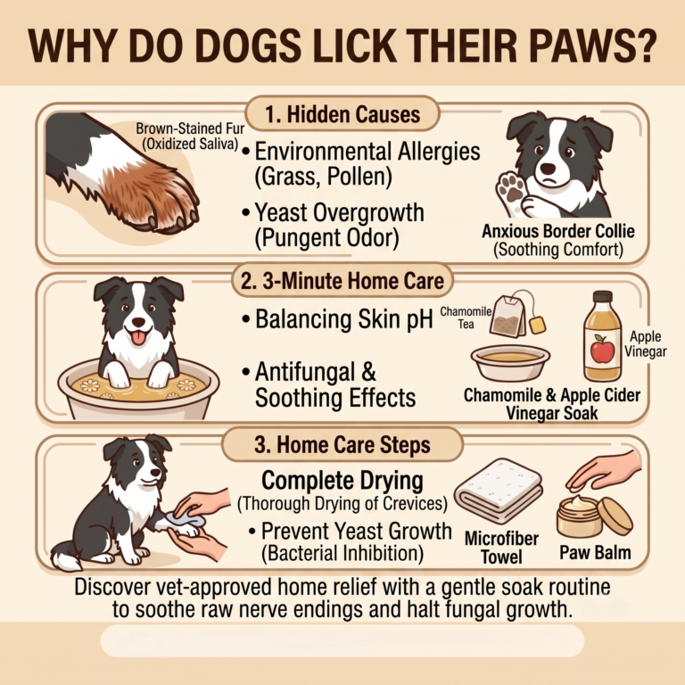 Why Is My Dog Licking Their Paws? 4 Hidden Causes & 3-Min Home Fix