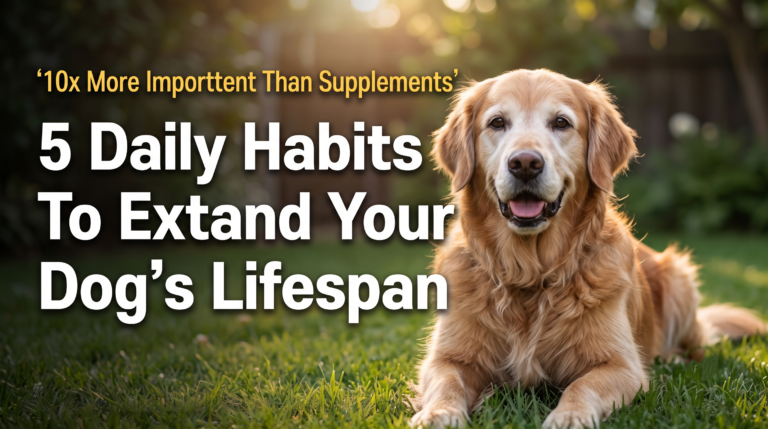5 Daily Habits That Add Years to Your Dog’s Life