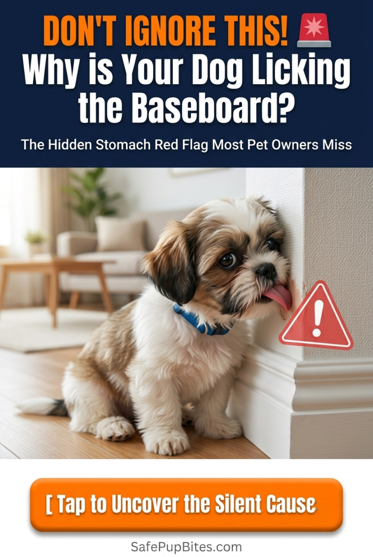 Why Is Your Dog Suddenly Licking the Baseboards and Walls? 4 Hidden Causes & Fast Solutions